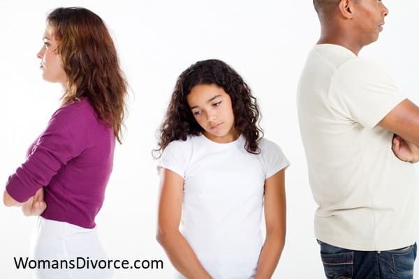 Child caught in the middle of her parent's conflict Child caught in the middle of her parent's conflict