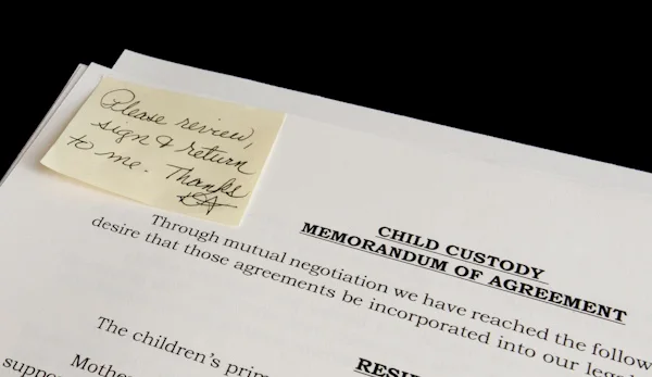 child custody agreement