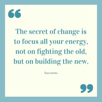 Secret of change quote by Socrates