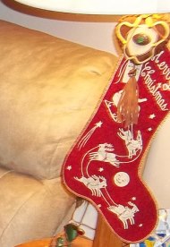 Vintage Christmas stocking Vintage Christmas stocking